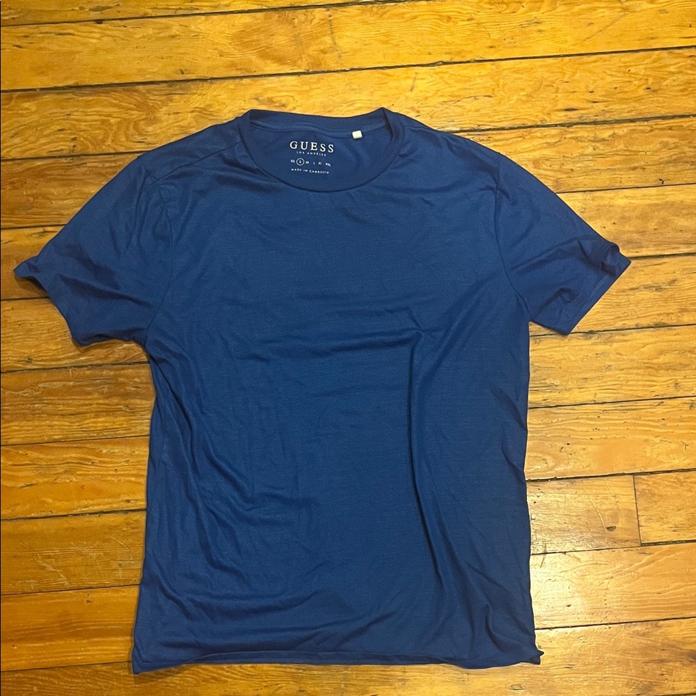 GUESS Men's Classic Navy Tee